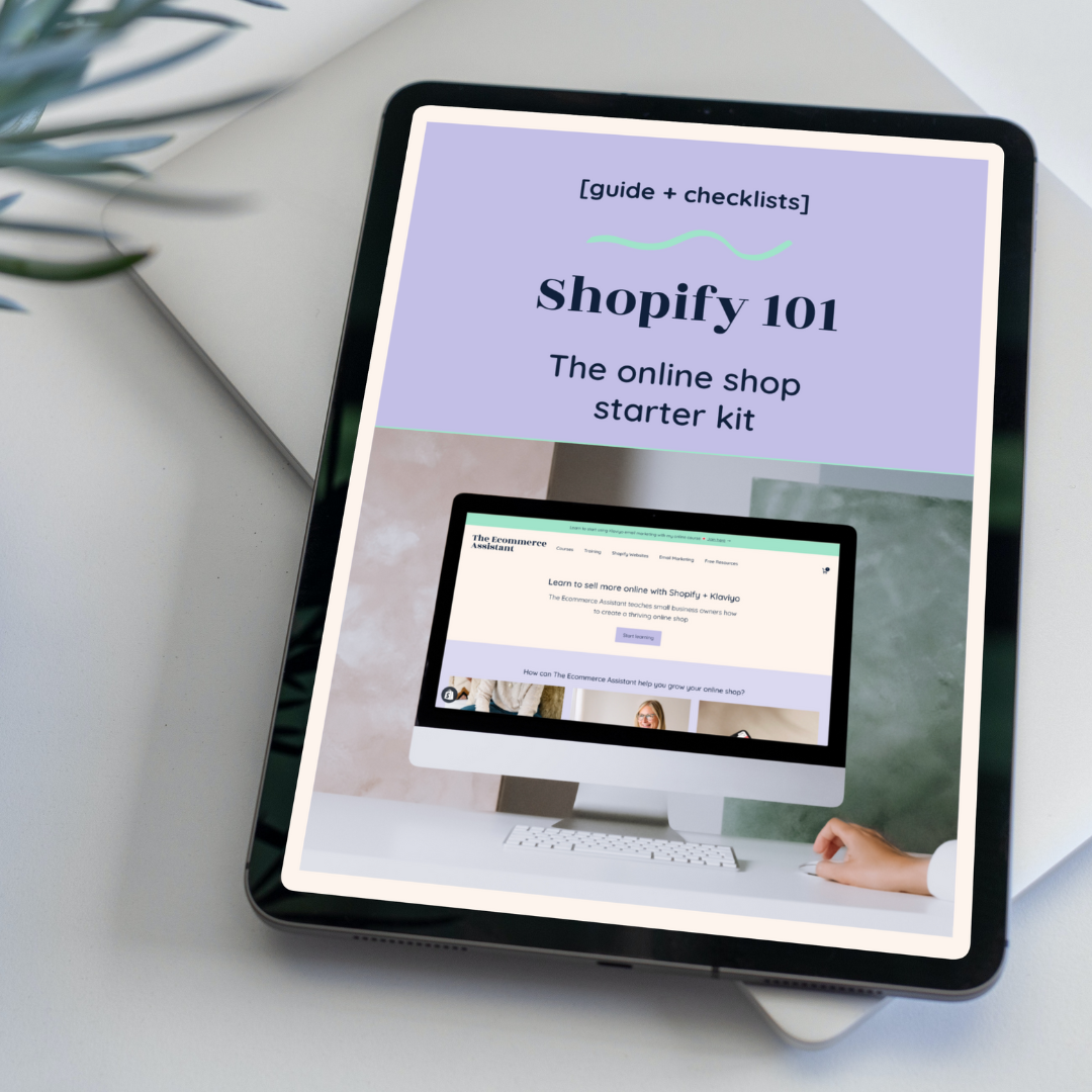 Shopify 101 How to Create an Online Shop Ebook The Assistant